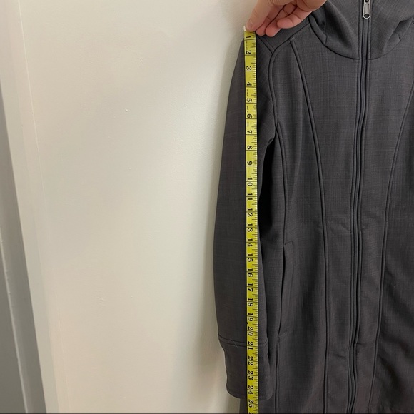 MEC | Charcoal Heather Duster Fleece Lined Coat - Picture 12 of 12